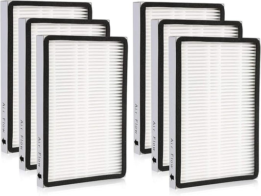 6-Pack 86889 HEPA Filters for Sears Kenmore EF-1 Vacuums & Panasonic Uprights Vacuums
