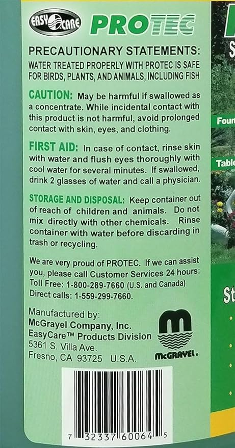 EASYCARE 60064 Protec Scale and Stain Inhibitor/Remover, 64 oz. Bottle