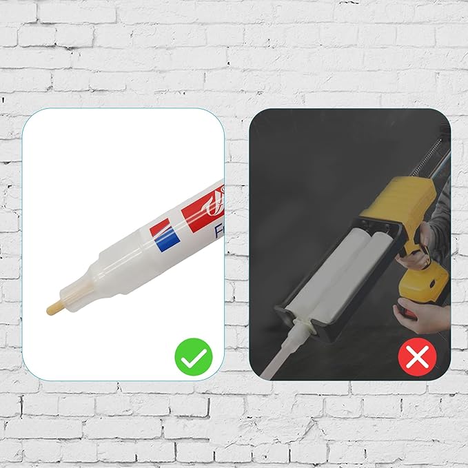Tile Grout Paint Marker Waterproof Tile Grout Colorant and Sealer Pen for Cleaner Looking Floor with Extra-Tip, White