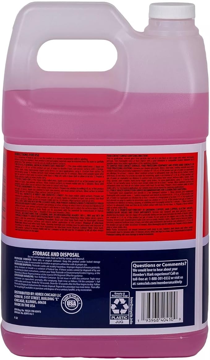 Member's Mark Commercial Sanitizer (128 Ounce) (2 Pack)