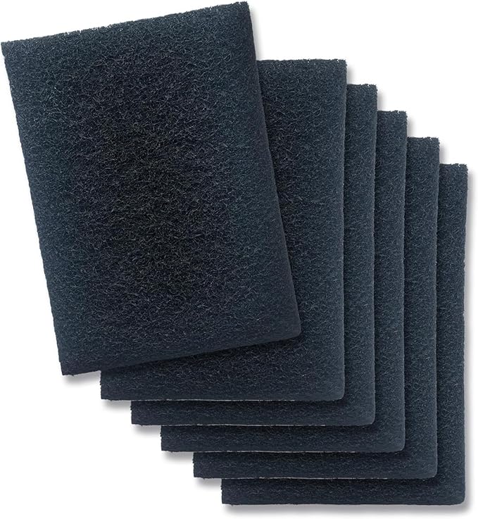 Joseph Joseph Trash Can Odor Filters, Smell Absorbing Refills for Food Waste Caddy, Compost Bin, Activated Carbon Deodorizer - Pack of 6