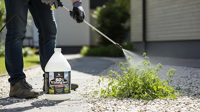 Belle Chemical 50% Pure Concentrated Vinegar – 12.5x Stronger – Indoor and Outdoor Cleaner (1 Gallon)