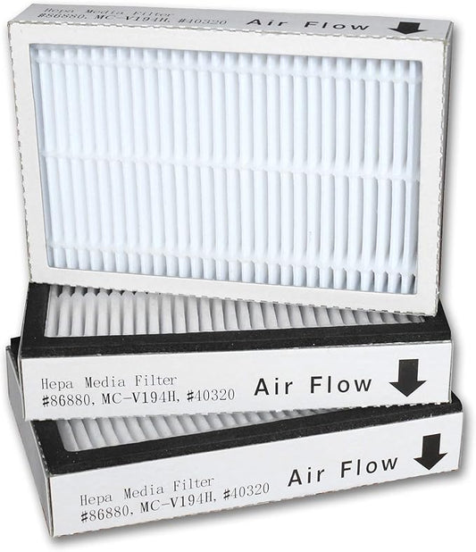 ATXKXE 3 Pack Replacement Exhaust Filter EF-2 for Kenmore Vacuum Cleaners Compares to 86880 and MC V194H,EF-2,3 pack