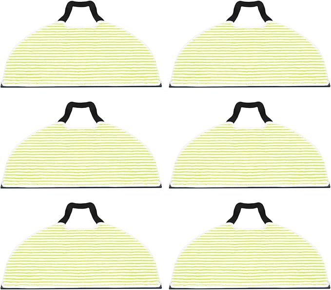 6-Pack Mop Pads Compatible for Shark Matrix Plus AI Ultra 2-in-1 Robot Vacuum AV2610WA, RV2610WA, RV2610BTUS, AV2620WA, AV2630WA, RV2410WD, RV2402WD
