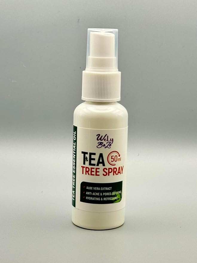 Tea Tree Oil Spray - Natural Antiseptic & Disinfectant | Refreshing Aromatherapy Mist for Skin, Surfaces & Fabrics | Fights Acne, Odors, and Insects | 100% Pure & Organic