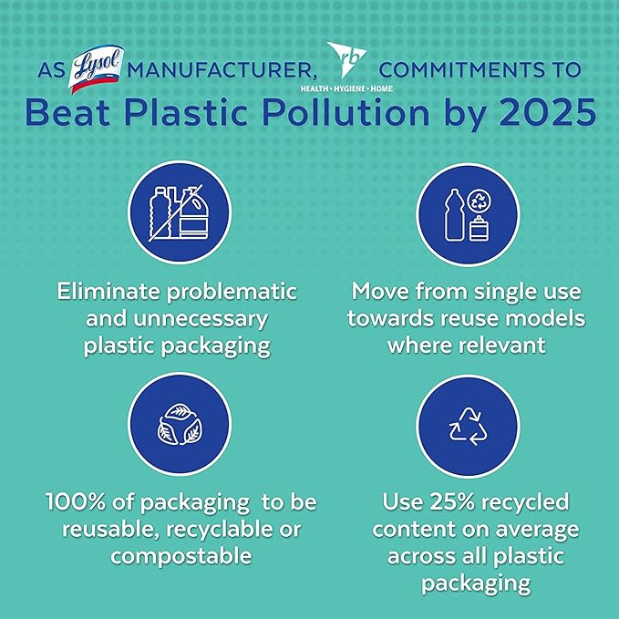Lysol Smart Multi-Purpose Cleaner Kit, Clear, 5 Piece Set, Fresh Waterfall, 1 Count