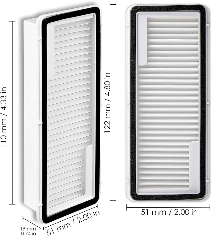 (5 Pack) Freo Z10 HEPA Filters Compatible with NARWAL Narwal Flow/Freo X Ultra/Freo X Plus/Freo Z Ultra, Wet Dry Vacuum Cleaner Filter Kit, Replacement Parts 5 Filters