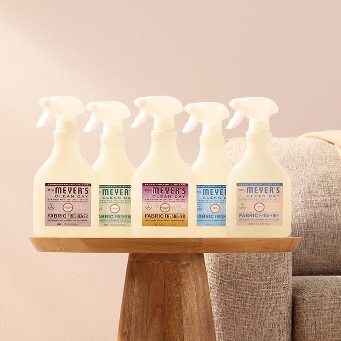 MRS. MEYER'S CLEAN DAY Fabric Freshener, Rain Water Scent, 20 Ounce Bottle