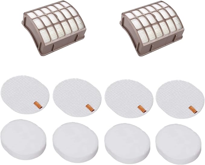 Vacuum Hepa Filter Replacement for Shark Navigator Professional Upright NV60, NV60 26, NV70, NV70 26, NV71, NV80, NV80 26, NVC80C, NV90,NV90 26, NV95, UV420, NV130, NV141. Part # XFF80 & XHF80