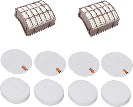 Vacuum Hepa Filter Replacement for Shark Navigator Professional Upright NV60, NV60 26, NV70, NV70 26, NV71, NV80, NV80 26, NVC80C, NV90,NV90 26, NV95, UV420, NV130, NV141. Part # XFF80 & XHF80