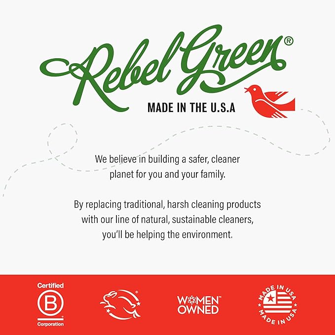 Rebel Green Small But Mighty Laundry Detergent Sheets - Zero Waste Laundry Solution - 40 Pre-Measured Washing Machine Sheets for 80 Loads, Lavender & Grapefruit Scent