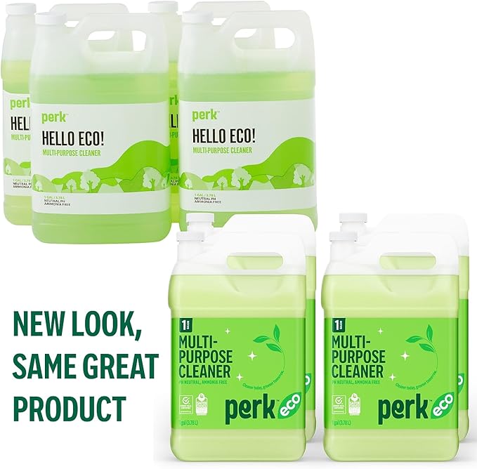 Sustainable Earth Ready‑to‑Use All‑Purpose Cleaner Refill, 1‑Gallon Bottles, 4/Carton — Multi‑Surface Cleaning Solution for Kitchens, Floors & Commercial Facilities