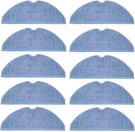 ILOSCTE 10Pcs Mop Cloth Pad for Roborock S7 / S7+ / S7 MaxV / S7 MaxV Plus / S7 MaxV Ultra / S7 Pro Ultra / S8 / S8+ Robot Vacuum Microfiber VibraRise Mopping Pad Replacement Accessory