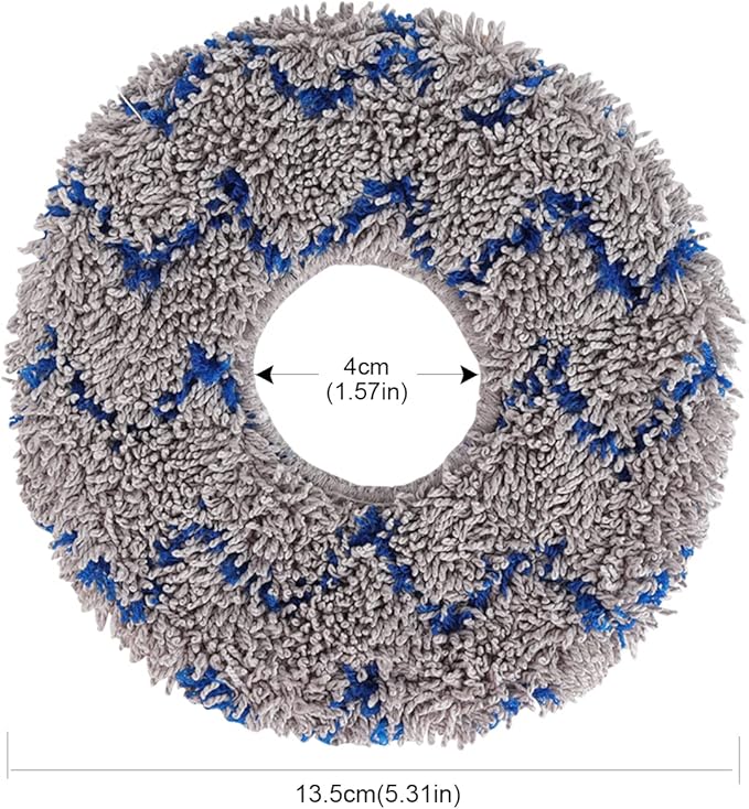 Mop Pads Compatible with ECOVACS DEEBOT X1 Omni / T20 Omni/ T10 Omni/ X2 Omni Series Robot Vacuum and Mop Cleaner - Reusable and Washable Replacement Mop Head Cloth（8 Pack）