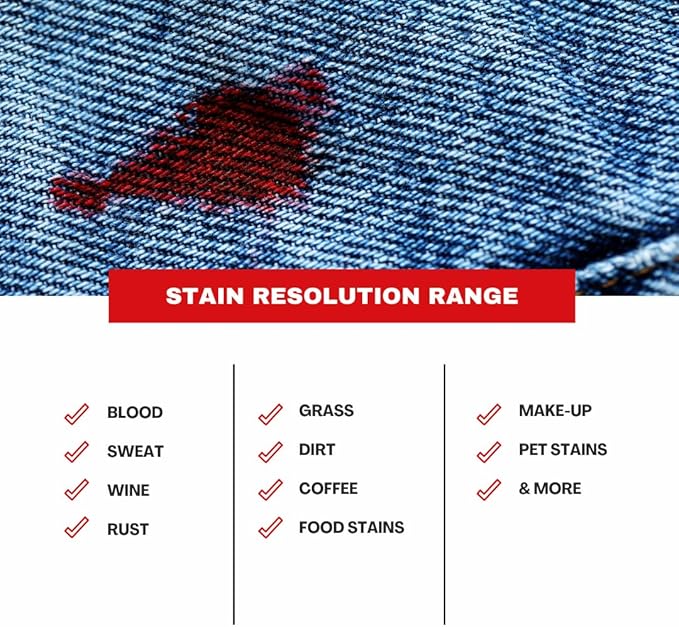 To Go, Ruby Rescue Stain Remover, Powerful Peroxide Formula, Clothes, Carpets, Upholstery, Spray Cleaner, Instantly Lifts Protein-Based Stains