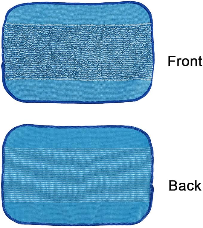 Tookie 11pcs Reservoir Pad Set, Vacuum Cleaner Mop Pad Compatible for Braava 380 380T 380T, Reservoir Pad Wick Cap & Mop, Clean Reservoir Cleaning Pad Replacement