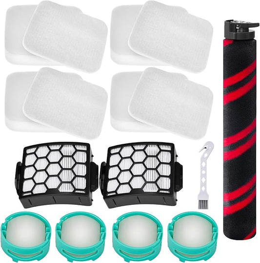 LA702 LA700 LA555 Brush Roller Filter Replacement Compatible with Shark Rotator Lift-Away Duo Clean PowerFins LA701 LA702 Upright Vacuum Cleaner Accessories Part, 16 Pack