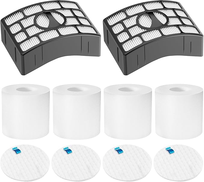 NV752, AZ1002 Filters for Shark Rotator Powered Lift-Away Vacuum NV650, NV650W, NV651, NV652, NV750W, NV751, NV752 NV831, NV835, AX950, AX951, AX952, ZU632, AZ1000W, AZ1002, AZ1002BRN, XFF650 & XHF650