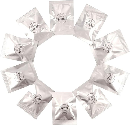 10 Pcs Car Air Fresheners Refills Solid Fragrance Replacement Pads Car Air Vent Clip Freshener Long Lasting Air Freshener for Car (Ocean Flavor)