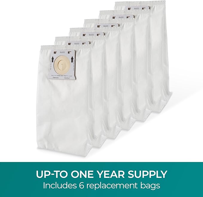 Kenmore IB600 HEPA Replacement Intuition Upright Vacuum Cleaner Bags for BU4022, BU4020, BU4018, BU4050, BU3040,White