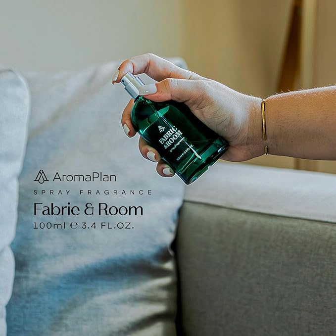 AromaPlan All Natural Room Spray Inspired by Bacc. Rouge- Non Toxic& Long Lasting, Concentrated 5-Star Hotel Room Spray, Odor Eliminator- Home, Room, Bed, Couch, Pillow, Fabric (100 ml)