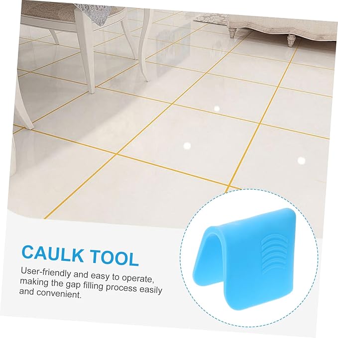 DOITOOL 2pcs Grout Caulking Tool for Tile Sealing Grout Applicator for Professional and Use Versatile Design for Various Widths Easy to Clean Reusable Finishing Tool