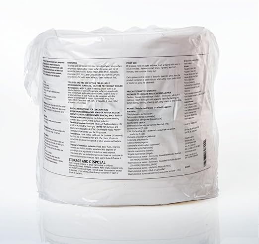 Monk Disinfecting Wipes, One Step Cleaner, Disinfectant, Deodorizer & Sanitizer, 4 Refill Packs of 800 Count, Great for Home & Corp Gyms, Yoga Mats, Dance Studios, Spinning Classes & More