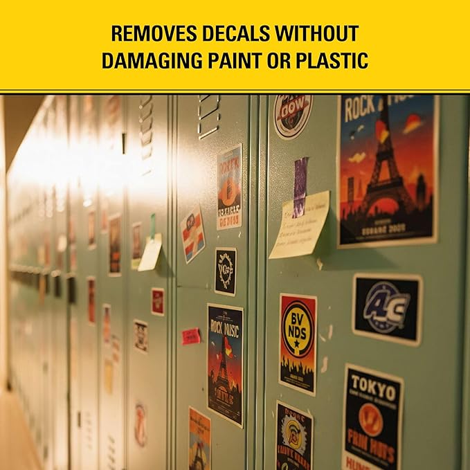 STANLEY T242 Label & Sticker Remover - Automotive-Grade Adhesive Cleaner - Safely Removes Adhesive Residue on Auto Surfaces - 5 oz - 12 Pack