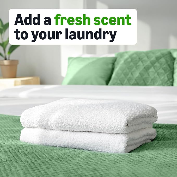 Amazon Basics Dryer Sheets, Fresh, Laundry Fabric Softener, 160 Count