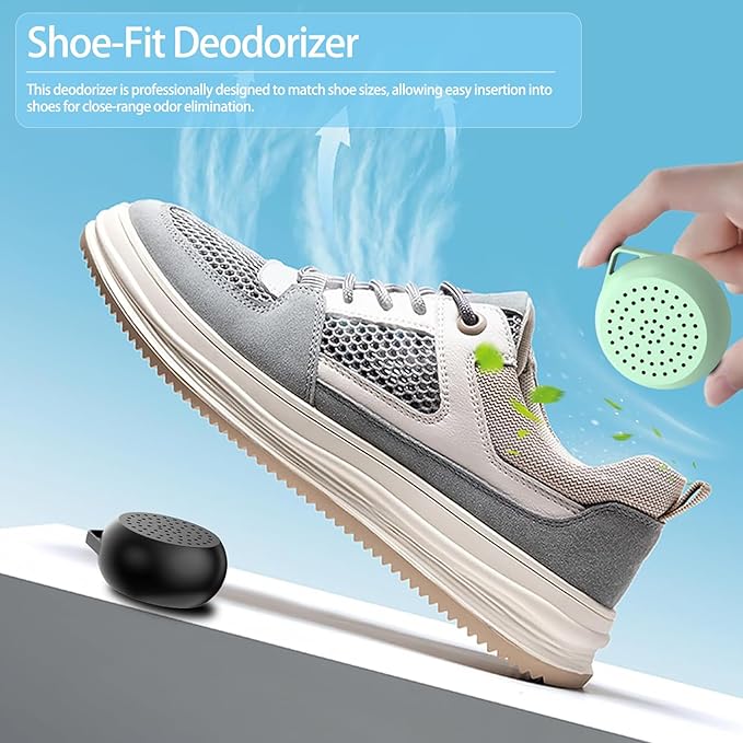 8 Packk Compact Fragrance-Free Odor Eliminator - Closet Freshener, Shoe Cabinet Deodorizer, Shoe Deodorizer, Refrigerator Deodorization & Pet Deodorizer for Home, Long-Lasting Freshness