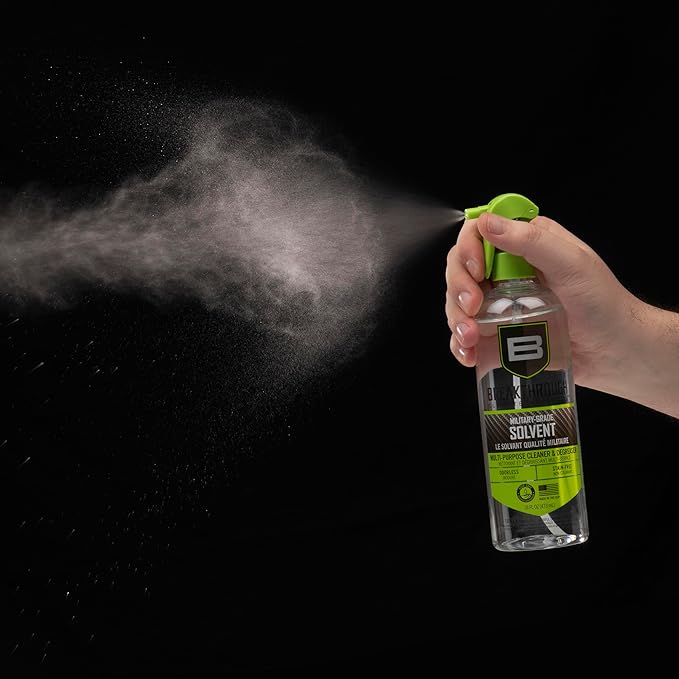 Breakthrough Clean Technologies Military-Grade Handgun and Rifle Cleaning Solvent, Grease Remover - 6oz/2oz/15ml/32oz Spray Bottle