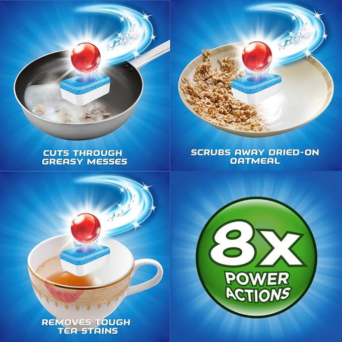 Finish - All in 1-38ct - Dishwasher Detergent - Powerball - Dishwashing Tablets - Dish Tabs - Deep Clean - Fresh Scent