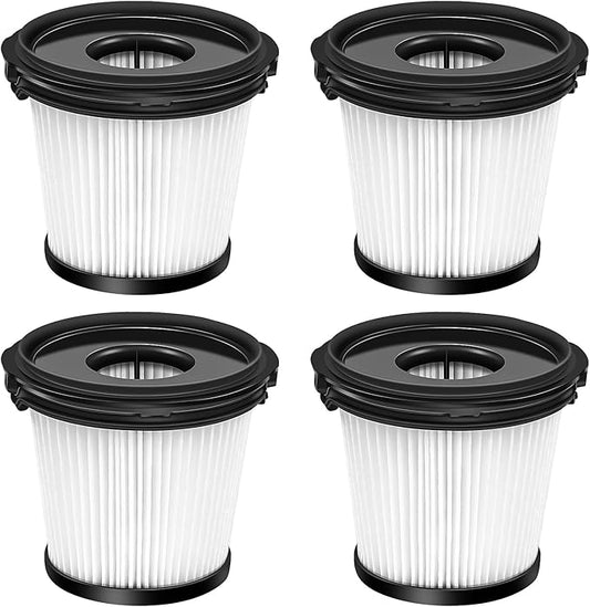 4 Packs HEPA Filters Replacement Part for Shark IW3511, IW1111, IW1120 Detect Pro Lightweight Cordless Stick Vacuum Cleaner and Shark BU3523 Clean Empty (4 Pcs HEPA Filters)