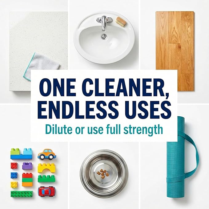 Hypochlorous Acid Spray - 32oz 500PPM All-Purpose Cleaner - 3X Stronger Than Standard HOCL - Pet & Family Safe, Non-Toxic Surface Cleaner & Odor Remover - No Harsh Chemicals Ready to Use | USA Made