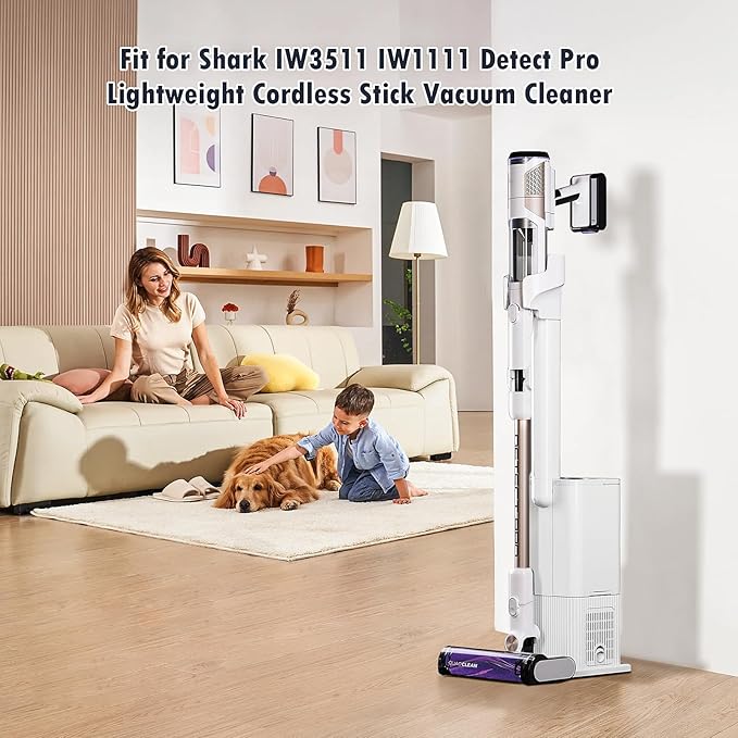 4 Packs HEPA Filters Replacement Part for Shark IW3511, IW1111, IW1120 Detect Pro Lightweight Cordless Stick Vacuum Cleaner and Shark BU3523 Clean Empty (4 Pcs HEPA Filters)