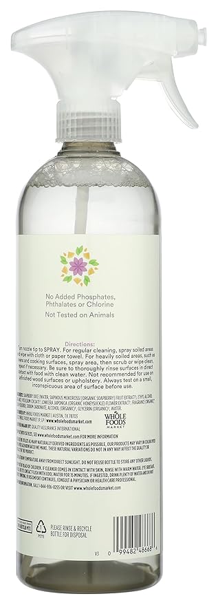 365 by Whole Foods Market Organic Lemon Lavender Multi Surface Cleaner, 24 FZ