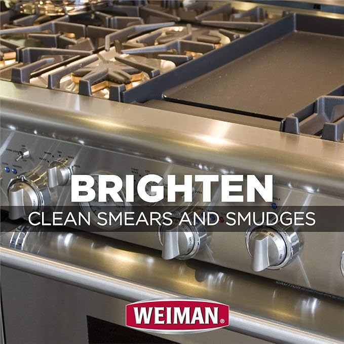 Weiman Stainless Steel Cleaner & Polish, 12 Fl Oz (Pack of 6)