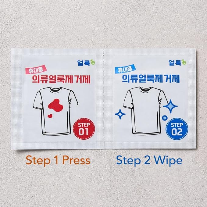 2-in-1 Portable Stain Remover Bundle, 3 Count - Dual Step Stain Removal Wipes (10 Sets x 2) + On-The-Go Solid Stain Cleaning Stick Pen (1 Pack), Instant Spot Cleaner for Food, Coffee & Sauce Stains