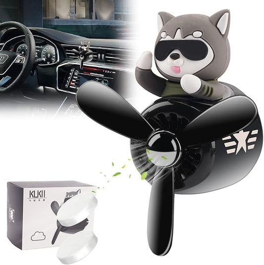 Car Air Fresheners Cartoon Pilot Automotive Air Outlet Propeller Cute Car Diffuser Creative Car Perfume Decoration for Car Vent Clips Car Vent Clip Air Freshener Accessories for Women Men