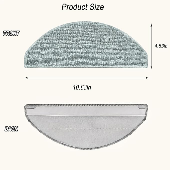 Replacement Kit for iRobot Roomba Combo Essential Y0140, Y0110, Y0112, Q0120 Robot Vacuum Cleaner, Essential Y0140 Accessories,1 Main Brush, 4 HEPA Filters, 4 Mop Pads,5 Side Brushes