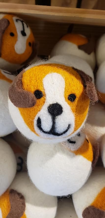 Lifestyle Cute Animal Wool Dryer Balls, Set of 3