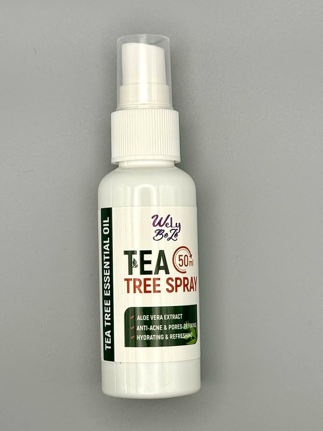 Tea Tree Oil Spray - Natural Antiseptic & Disinfectant | Refreshing Aromatherapy Mist for Skin, Surfaces & Fabrics | Fights Acne, Odors, and Insects | 100% Pure & Organic