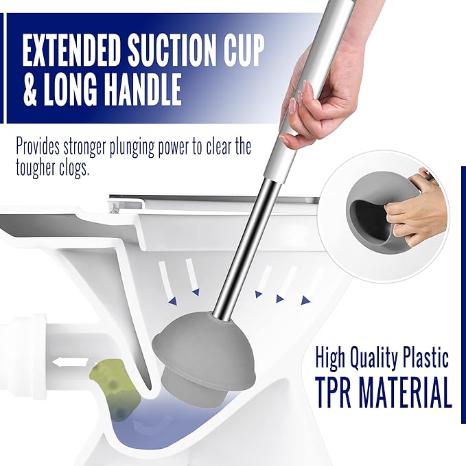 True Fresh 15-Pack Washing Machine Cleaner Tablets (12-Month Supply) & 2-in-1 Toilet Brush & Plunger Set - Ultimate Deep Cleaning for a Fresh, Sparkling Home