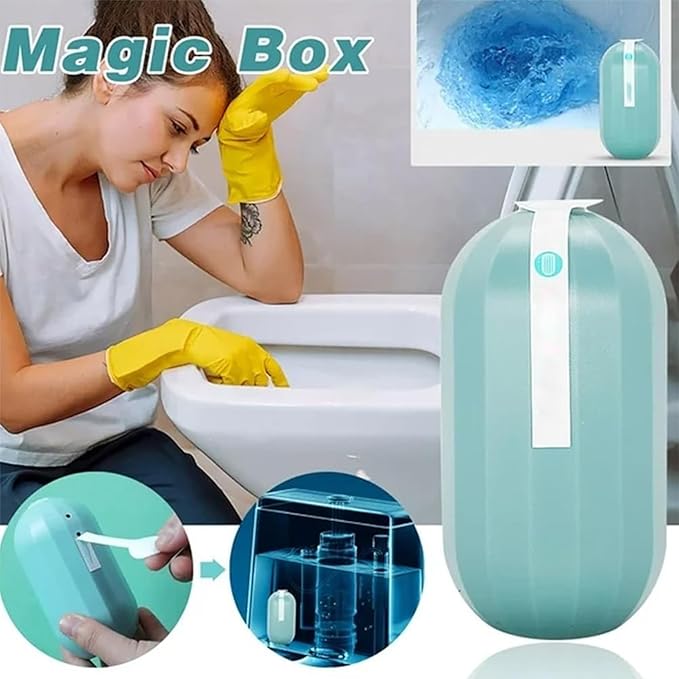 Automatic Toilet Bowl Cleaner,Toilet Cleaner 10 Years,Crazy Clean Toilet Bowl Cleaner,Fresh Scent (2)
