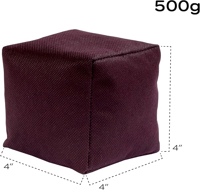BambooMN Activated Bamboo Charcoal Air Purifier Cube - 500g Burgundy - 2 Units