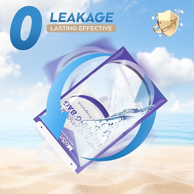 Hanging Moisture Absorbers 3 Pack Net Wt. 17.5oz/Pack, Lavender Fragrance Closet Dehumidifier Bags, Odor Eliminator & Humidity Absorber, Humidity Packs for Bathroom, Bedroom, Basement, Car, RV & Boat