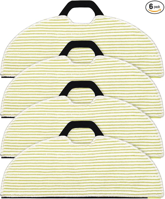 Replacement Washable Reusable Mopping Mop Pads for Shark AI Ultra 2 in1 AV2610WA AV2610WACA RV2400WD RV2410WD RV2600WA RV2600WD RV2610WA RV2610WACA RV2610WD RV2610WDCA RV2620WD Robot Vacuum (4 Pack)