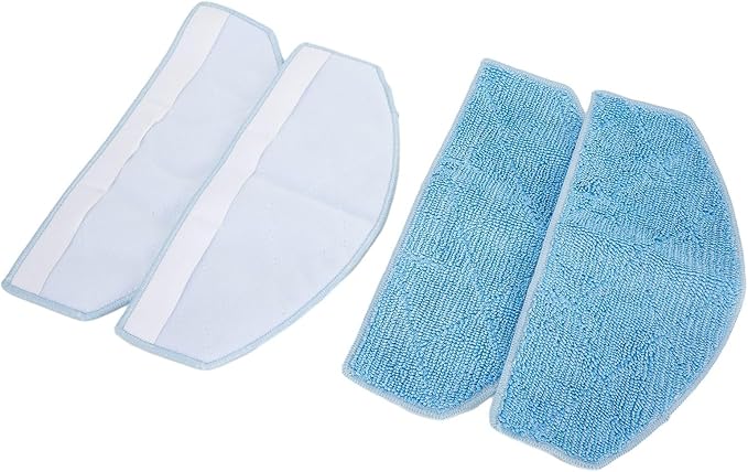 Mop Cloth Pads For Tikom G8000 Pro for Honiture G20 Vacuum Cleaner, Dry And Wet Usage Mop Cloths Pad Floor Cleaning Replacement Accessories(4pcs)