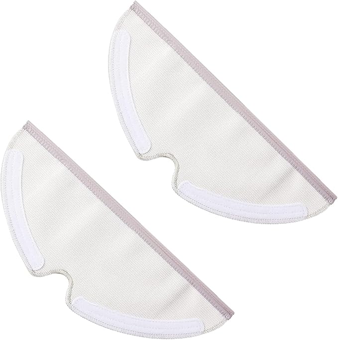 Official Original Mop Cloth Accessories for Roborock S5,S5 Max,S6,S6 Pure,S 6 MaxV,Q5,Q 5 Pro,Q5 Pro+,Q7,Q7Max,Q8 Max,Q8Max+,E Series Vacuum Robots, Replacement Part Microfiber Mop Cloth Pad 2 Packs