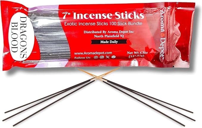 Cotton Candy Most Exotic Charcoal 7'' Incense Sticks. Approx. 85 to 100 Sticks Per Bundle, Length - 7 Inches, Each Natural Stick Burns for 35 to 45 mins Each. Long Lasting. Guarantee 100% Pure